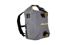 Plano Z-Series roll-top waterproof backpack front view for hands-free angling.