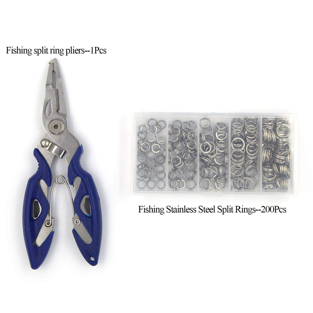 Plastic box organizing 201pcs ring assortment