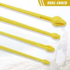 Hand holding dehooker for kayak and freshwater fishing