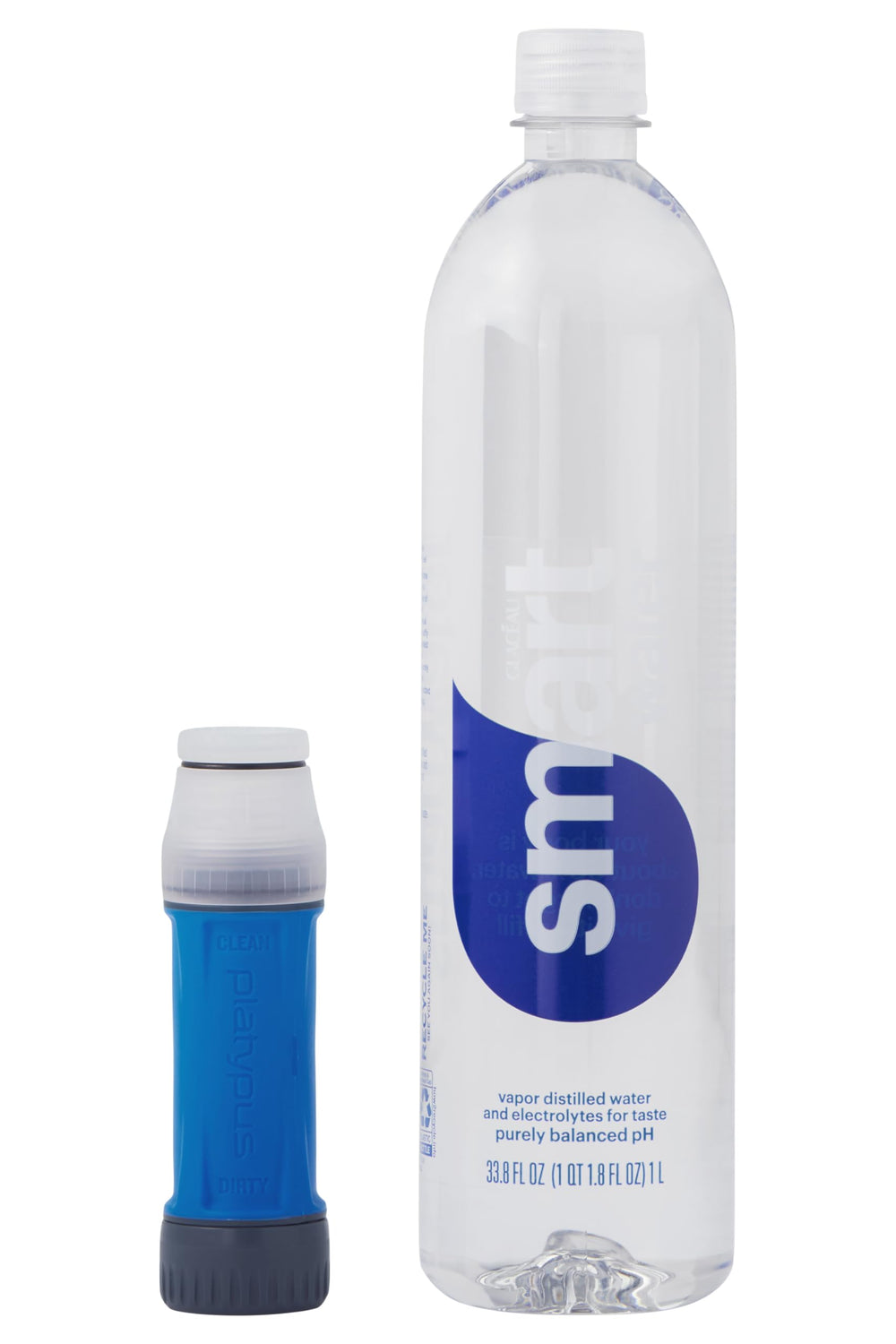 Platypus QuickDraw ConnectCap attached to a 28mm bottle for leak-free extension