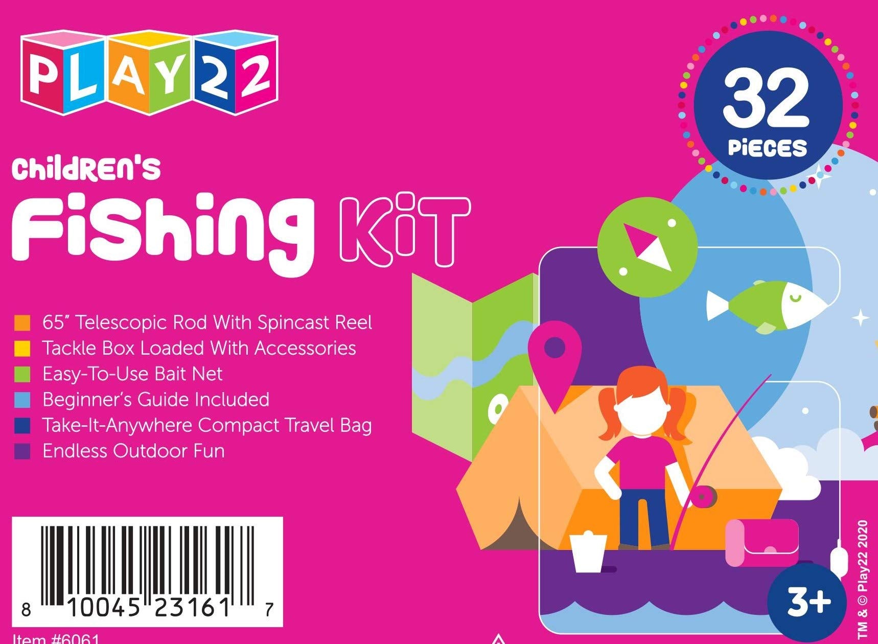 Play22 Barrel Swivels and Safety Snap ensure smooth line changes.