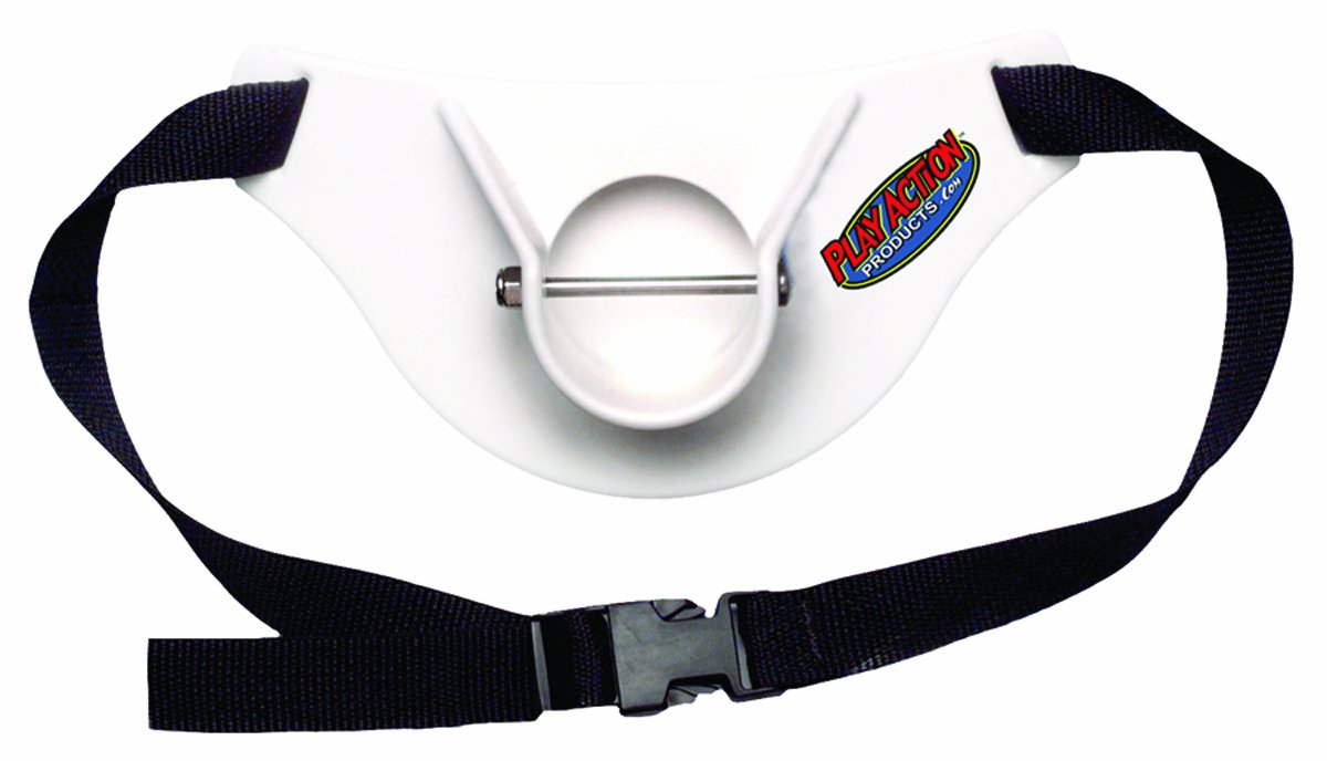 PlayAction King Fish Fighting Belt with anti-slip pad enhances comfortable rod handling during light trolling.