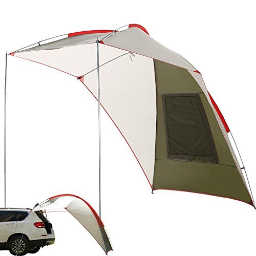 PlayDo awning mounted on vehicle side offering versatile shade