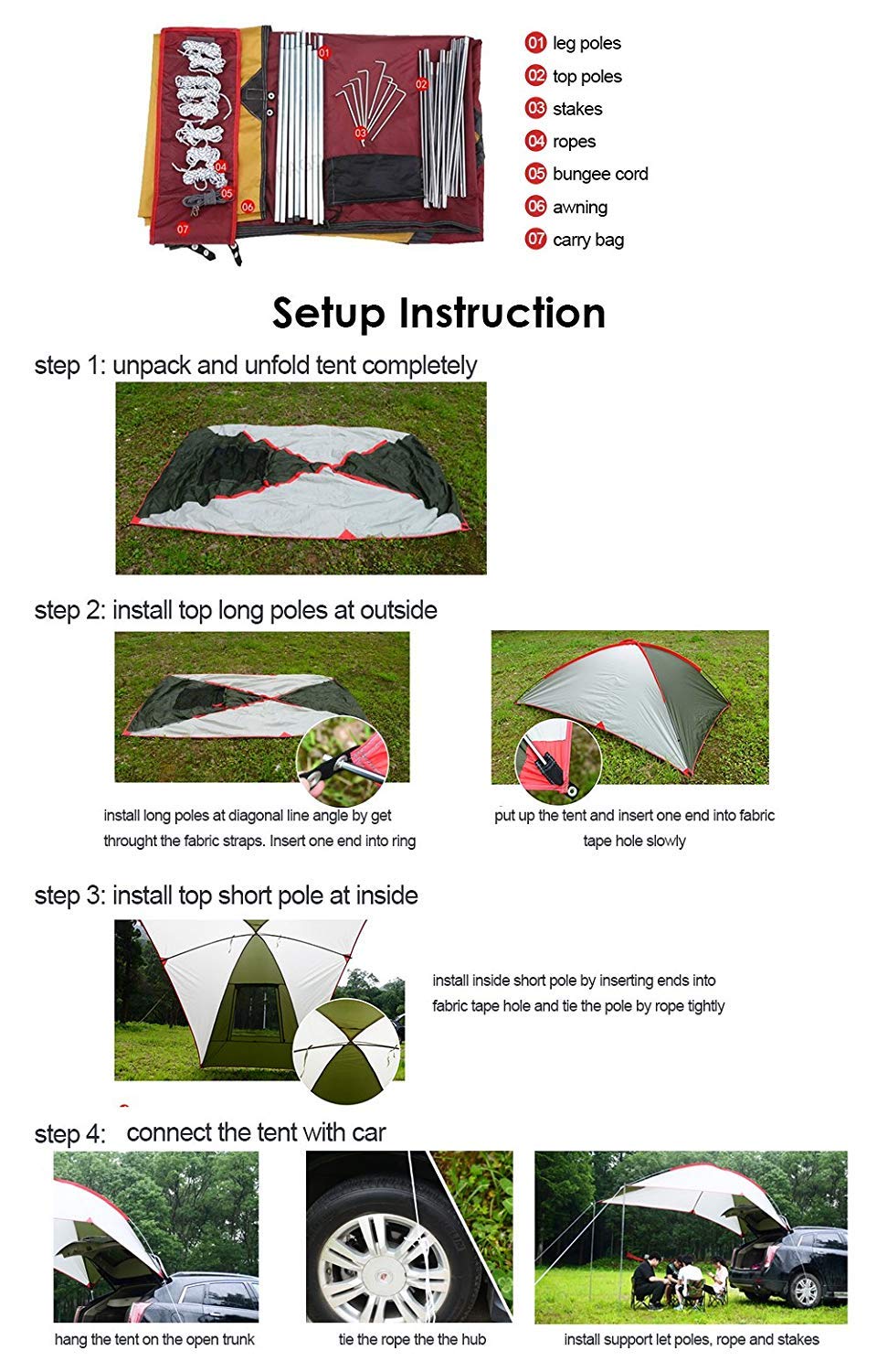 PlayDo 210T waterproof fabric keeps rain out and sun in