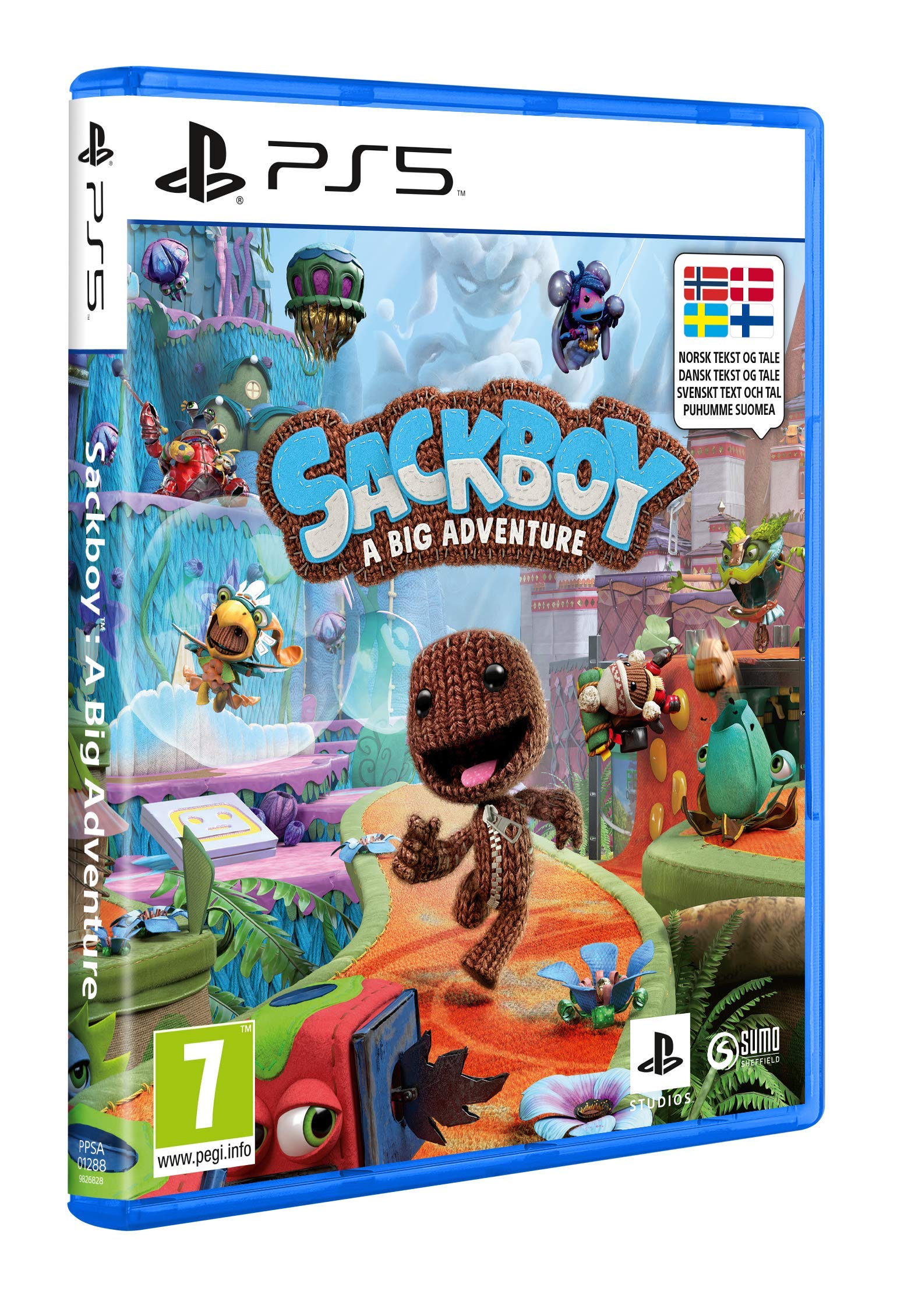 PlayStation Sackboy Big Adventure Nordic gameplay stills hinting at family friendly fun