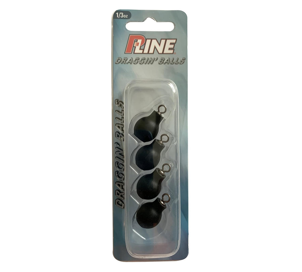 P-Line PLSDB1/8 steel draggin ball under a float, drifting smoothly with reduced snags