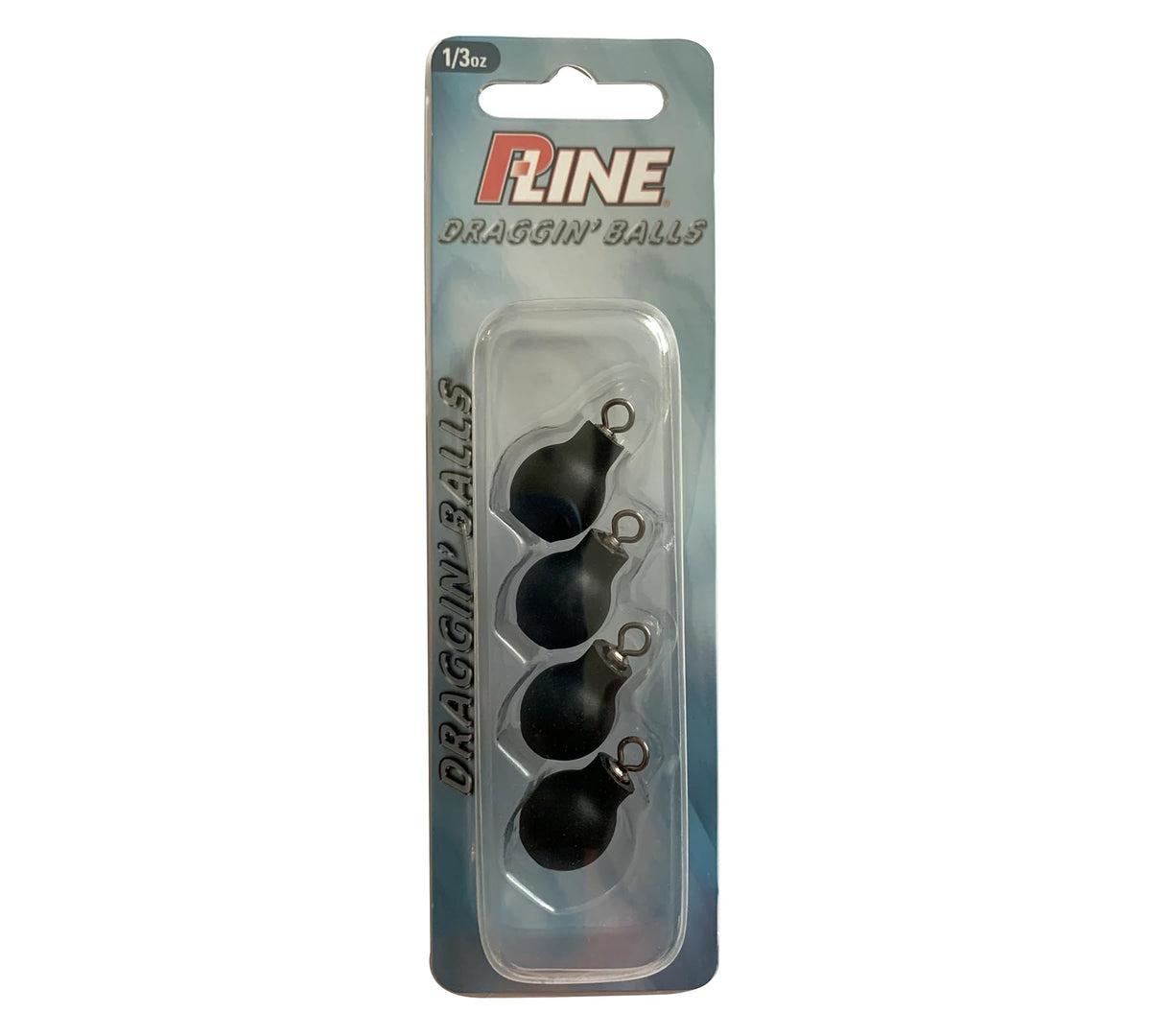 P-Line PLSDB1/8 steel draggin ball under a float, drifting smoothly with reduced snags