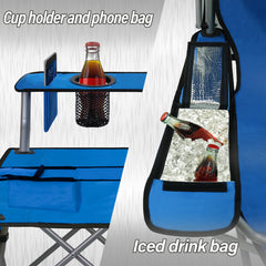 PLKO camping chair adjustable canopy attachment for flexible shade.