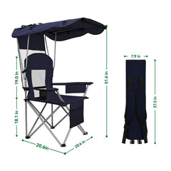 PLKO folding camping chair with backpack carry for easy transport on hikes and camps