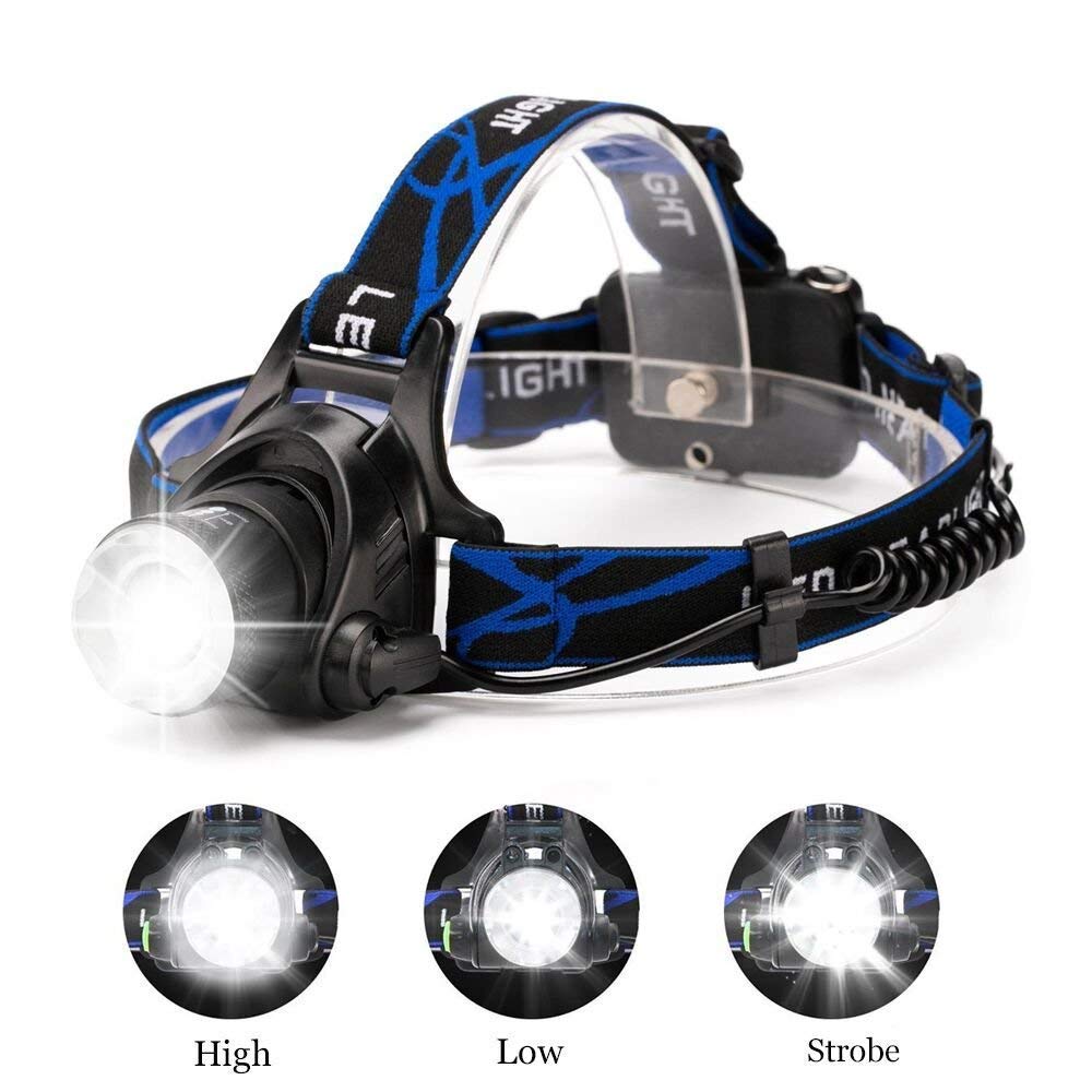 Ploarnovo 3-mode LED offers high, low, and strobe for different tasks.