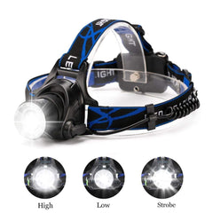 Ploarnovo 3-mode LED offers high, low, and strobe for different tasks.