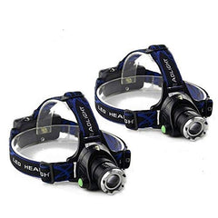 Ploarnovo Ultra-Bright 3000 Lumen headlamp front view aids bright outdoor tasks.