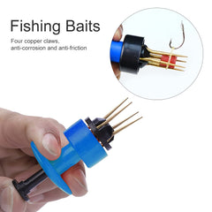 plplaaoo Baits Clip anti-corrosion copper body resists rust in saltwater use.