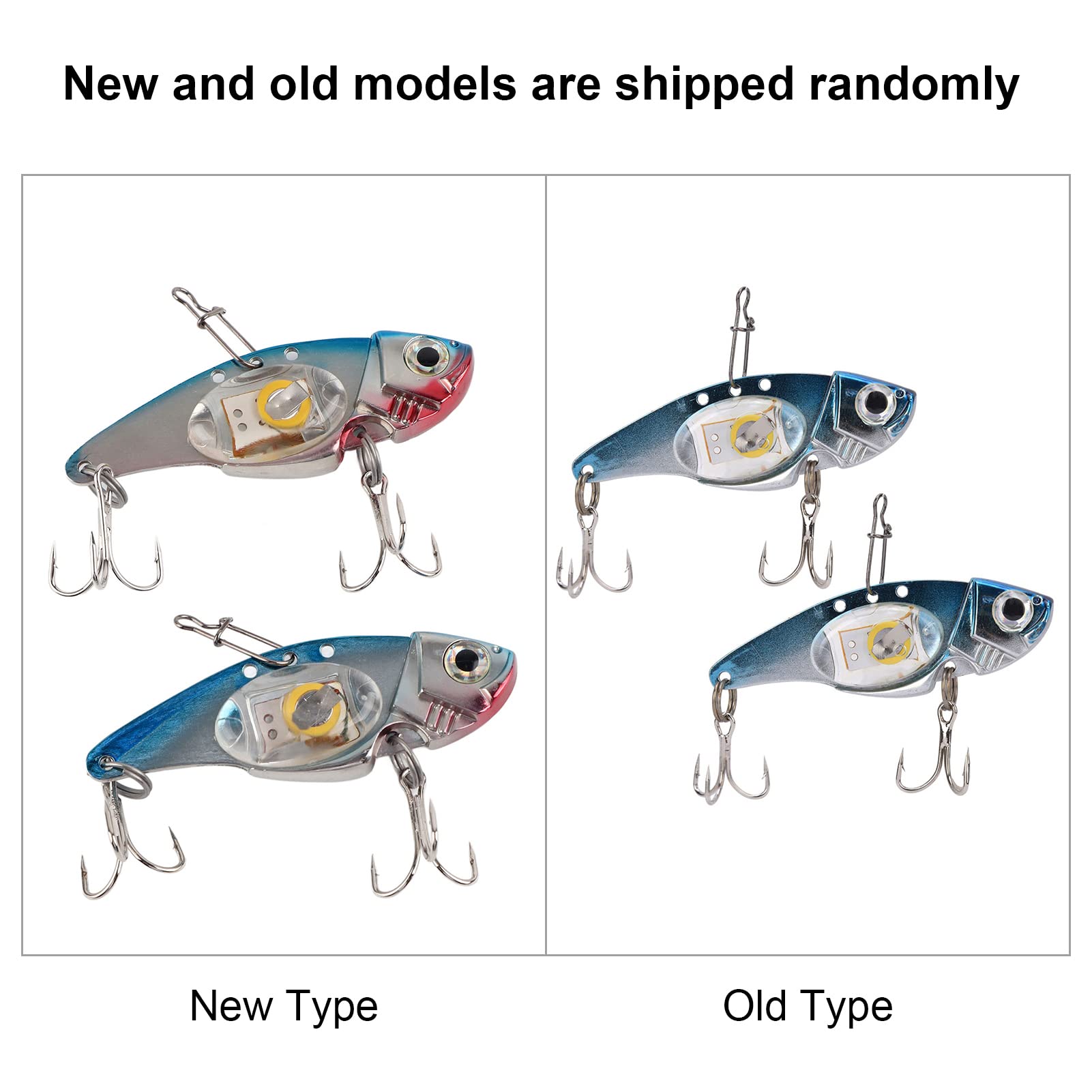 Plplaaoo battery-powered LED lure auto-off after immersion to save power