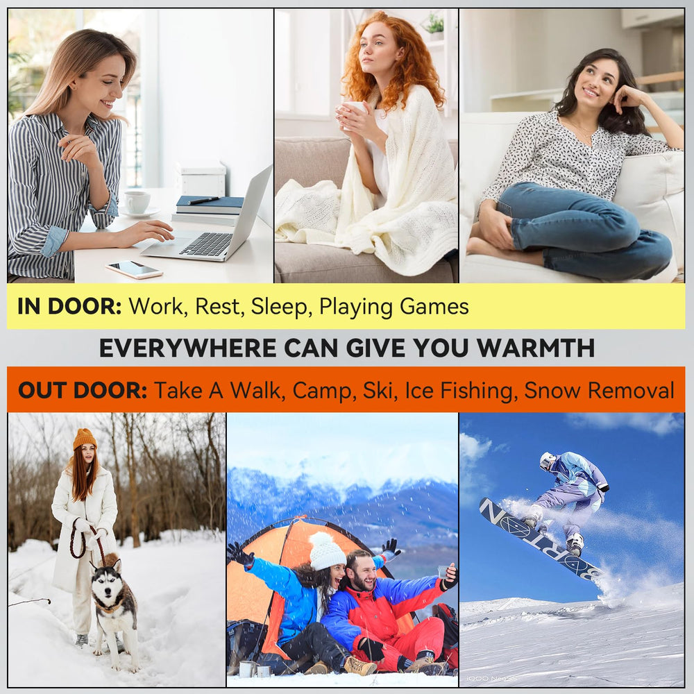 plplaaoo camping scenario hand warmer in use during camping trips