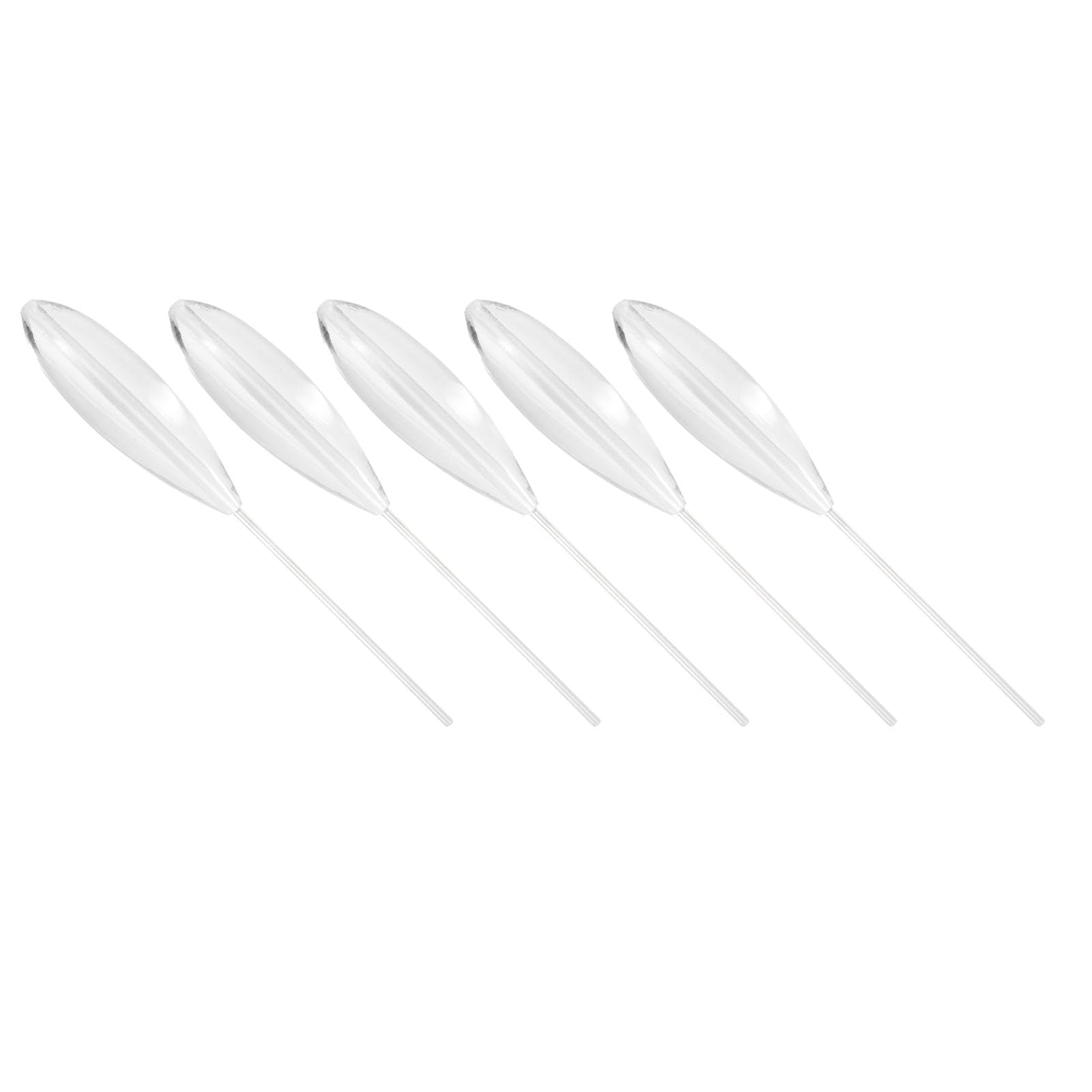 plplaaoo clear Bombarda float front view shows durable acrylic for reliable casting.