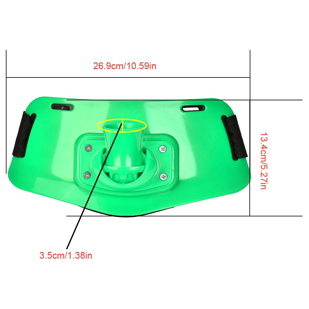 plplaaoo fishing fighting belt rotatable rod holder enables smooth rod control
