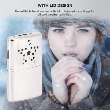 plplaaoo hand warmer durable metal shell withstands rugged outdoor use