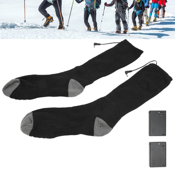plplaaoo heated socks display 27 cm hose length for versatile fit