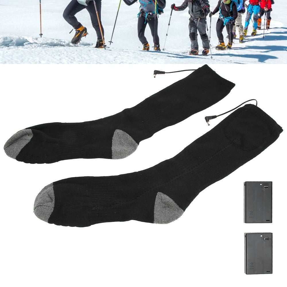 plplaaoo heated socks display 27 cm hose length for versatile fit