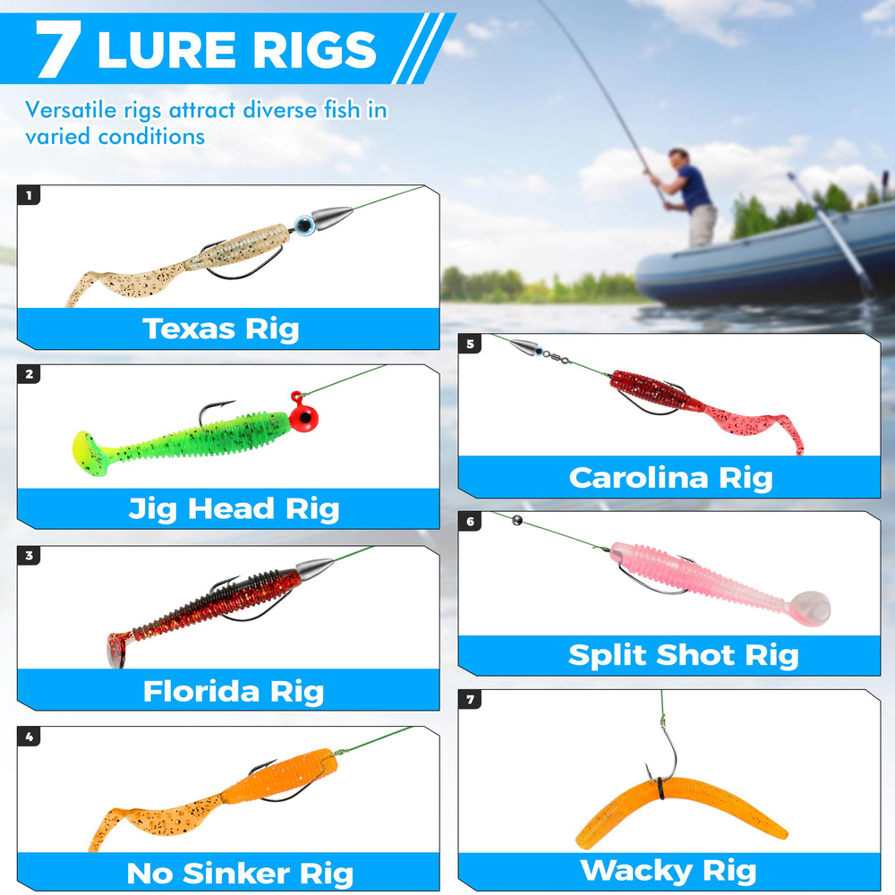 Premium bass lures with lifelike 3D eyes and coatings