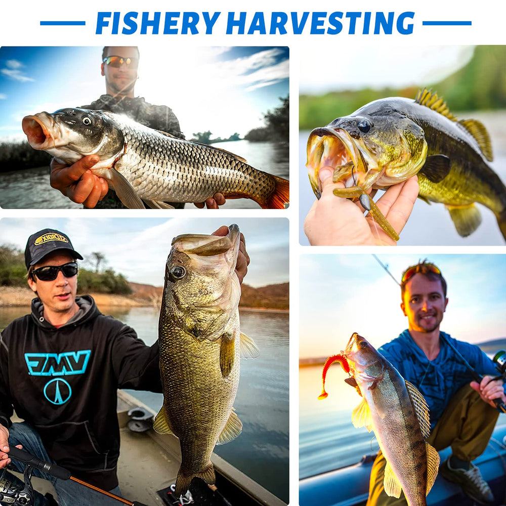 Crankbaits, spoons and baits included in PLUSINNO tackle box