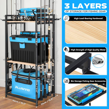 Durable hardwood and rustproof metal frame