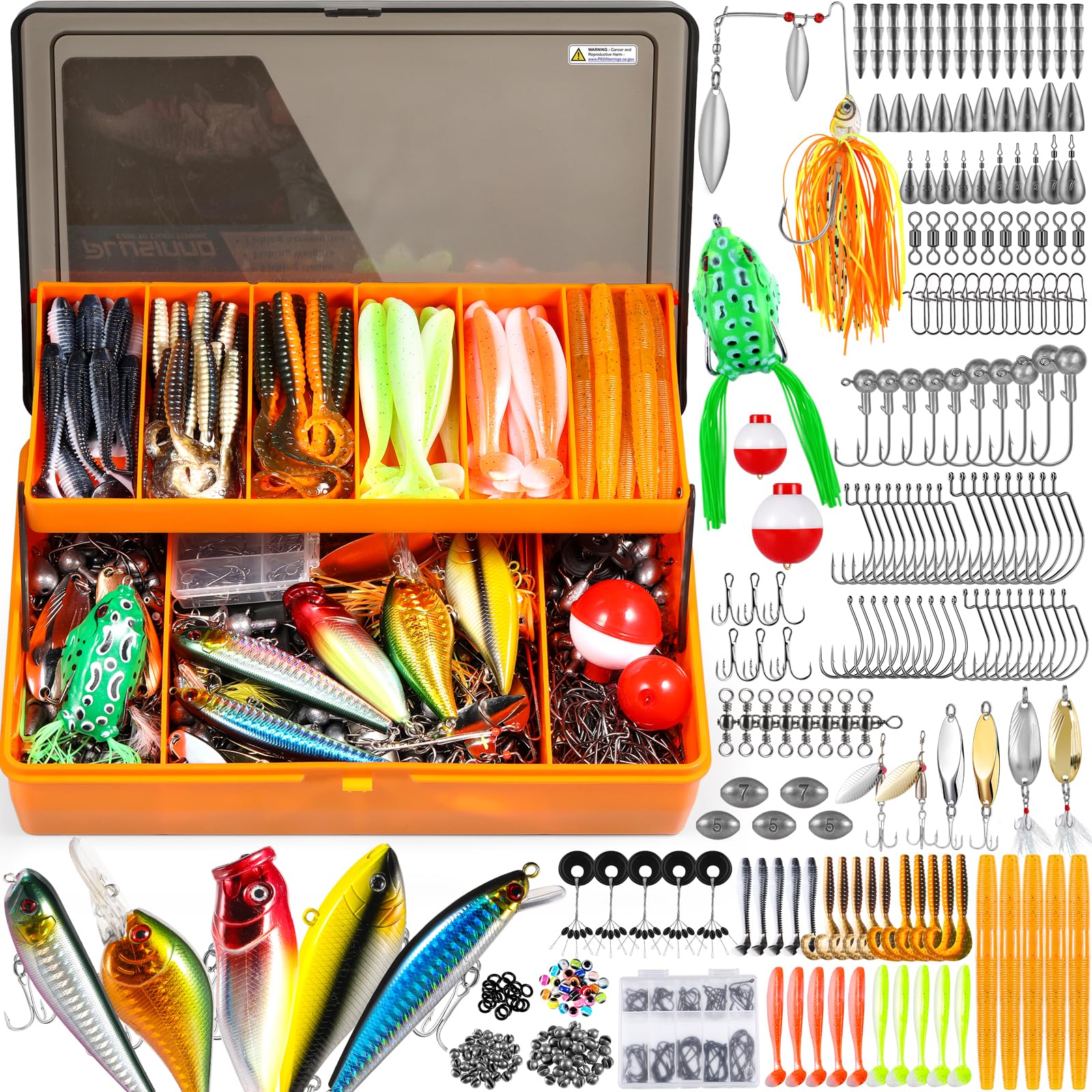 Treble hooks and additional tackle accessories