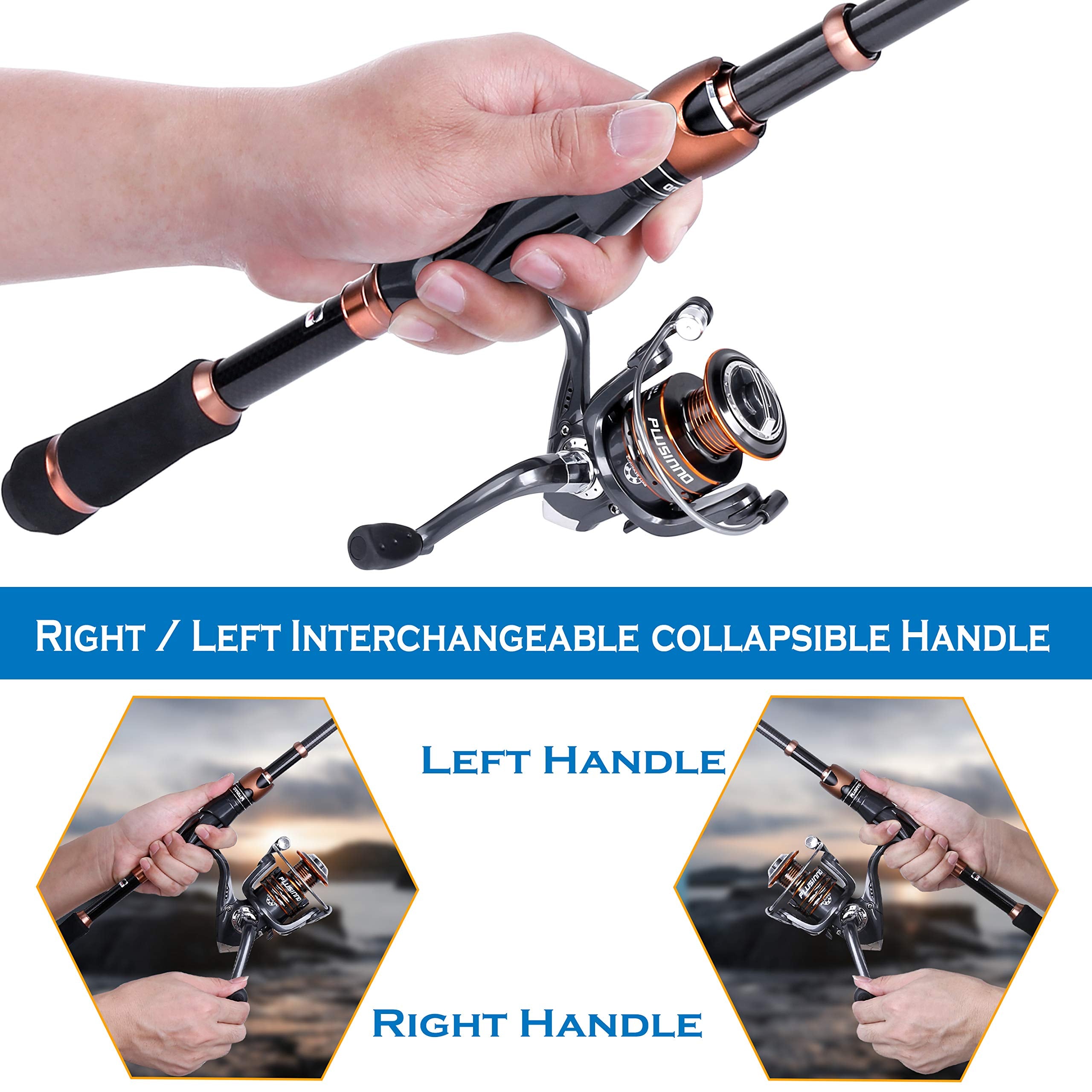 PLUSINNO Bronze Warrior lure and hook kit complements beginner-friendly setup.