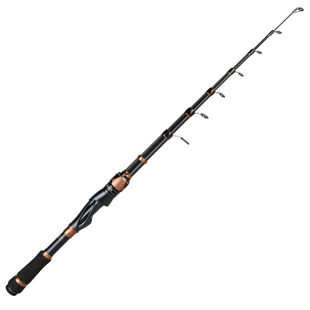 PLUSINNO Bronze Warrior rod blank highlights IM6 carbon strength for lightweight power.