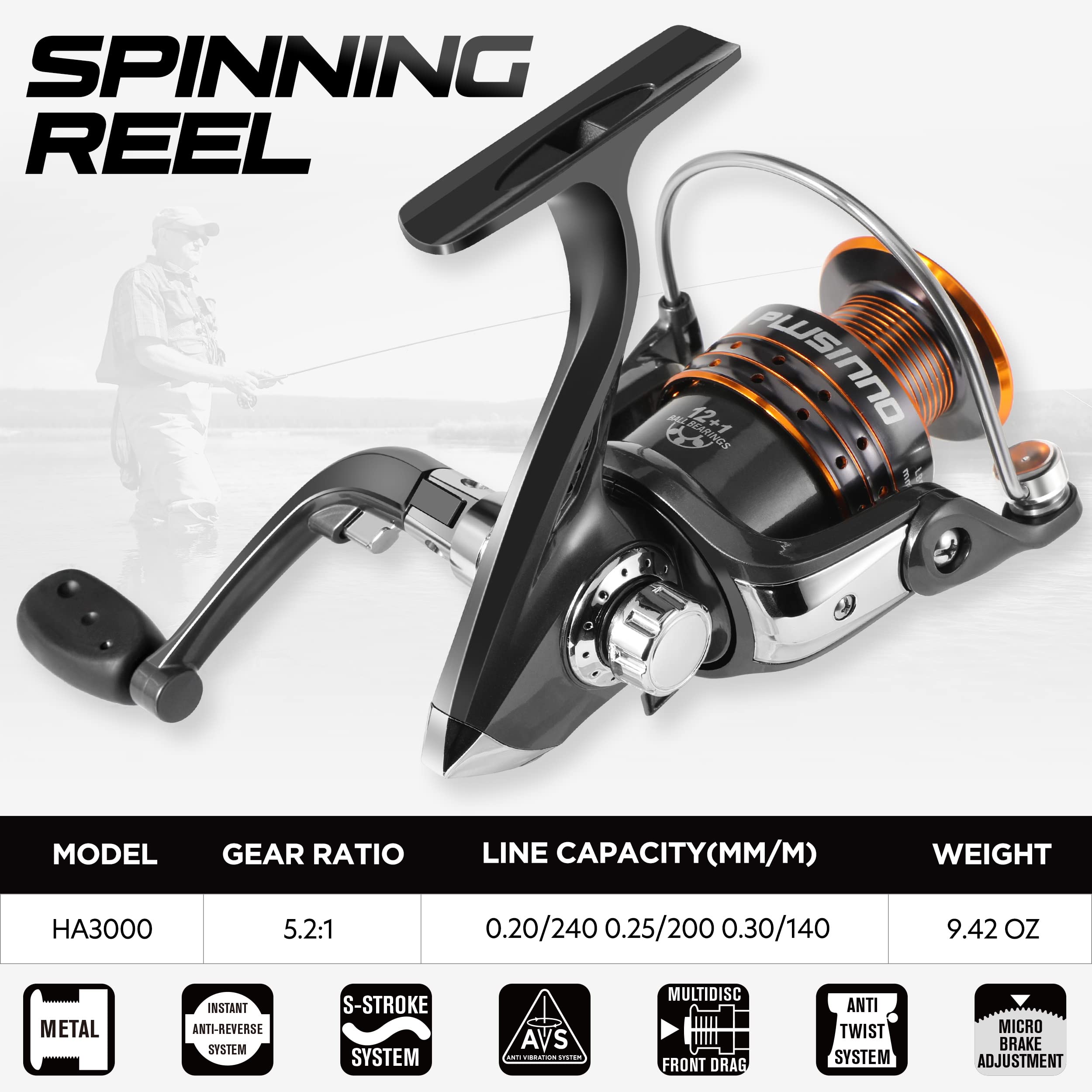 PLUSINNO cnc-machined-aluminum-reel-seat provides a secure base for all-day comfort.