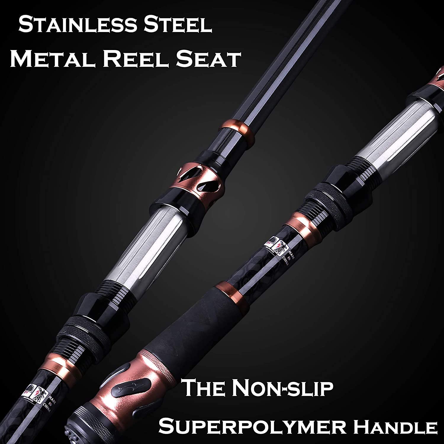 Plusinno collapsible fishing rod designed for easy travel and storage