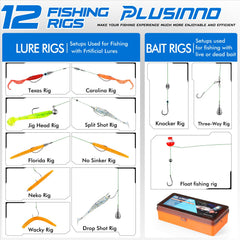 Compact double-layer tackle box with dimensions 8.3 x 3.9 x 2.2 inches