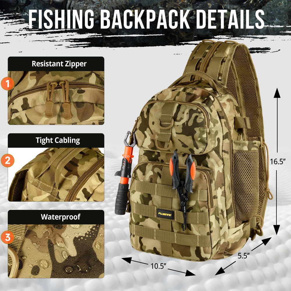 PLUSINNO ergonomic-padded-back-panel emphasizes comfort during long fishing sessions