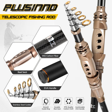 PLUSINNO eva-fore-grip close-up emphasizes comfortable casting during long sessions