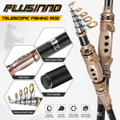 PLUSINNO eva-fore-grip close-up emphasizes comfortable casting during long sessions
