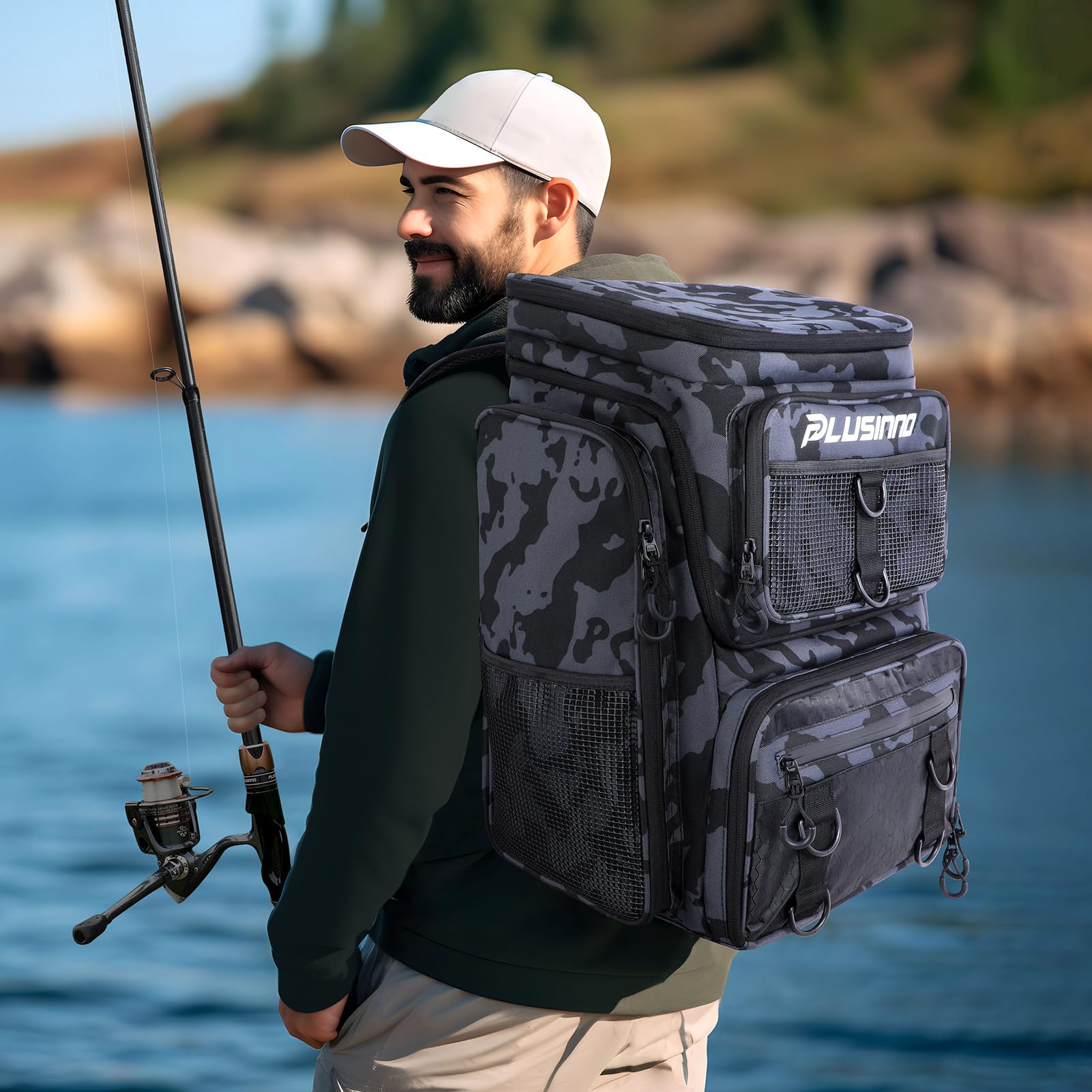 PLUSINNO adjustable shoulder straps provide comfortable, balanced support