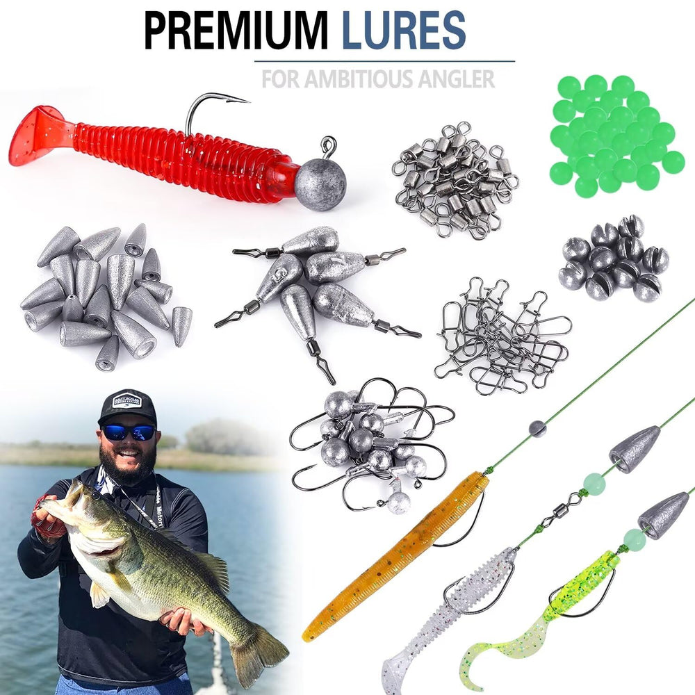 Compact portable tackle box for fishing
