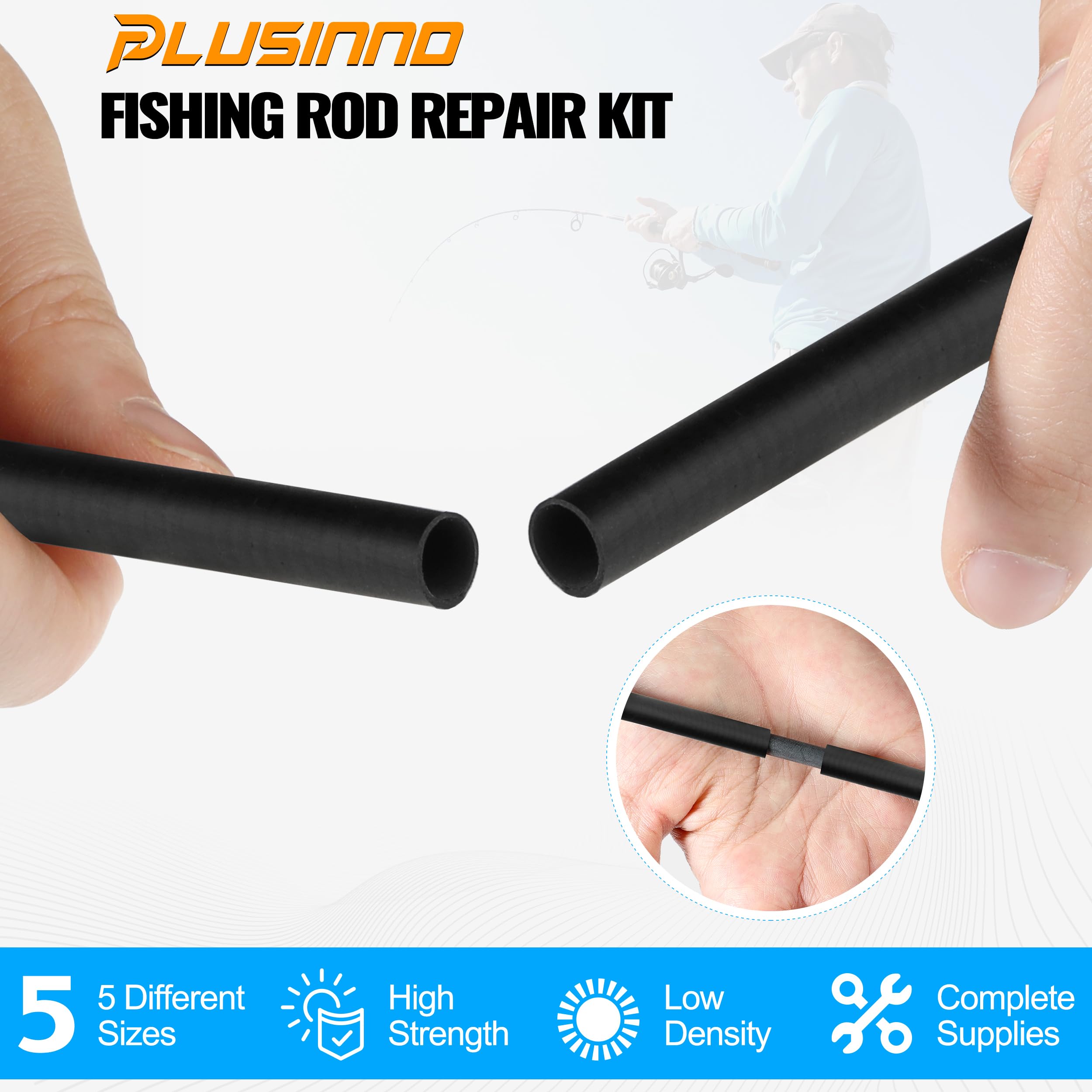 Compatible with freshwater and saltwater fishing rods