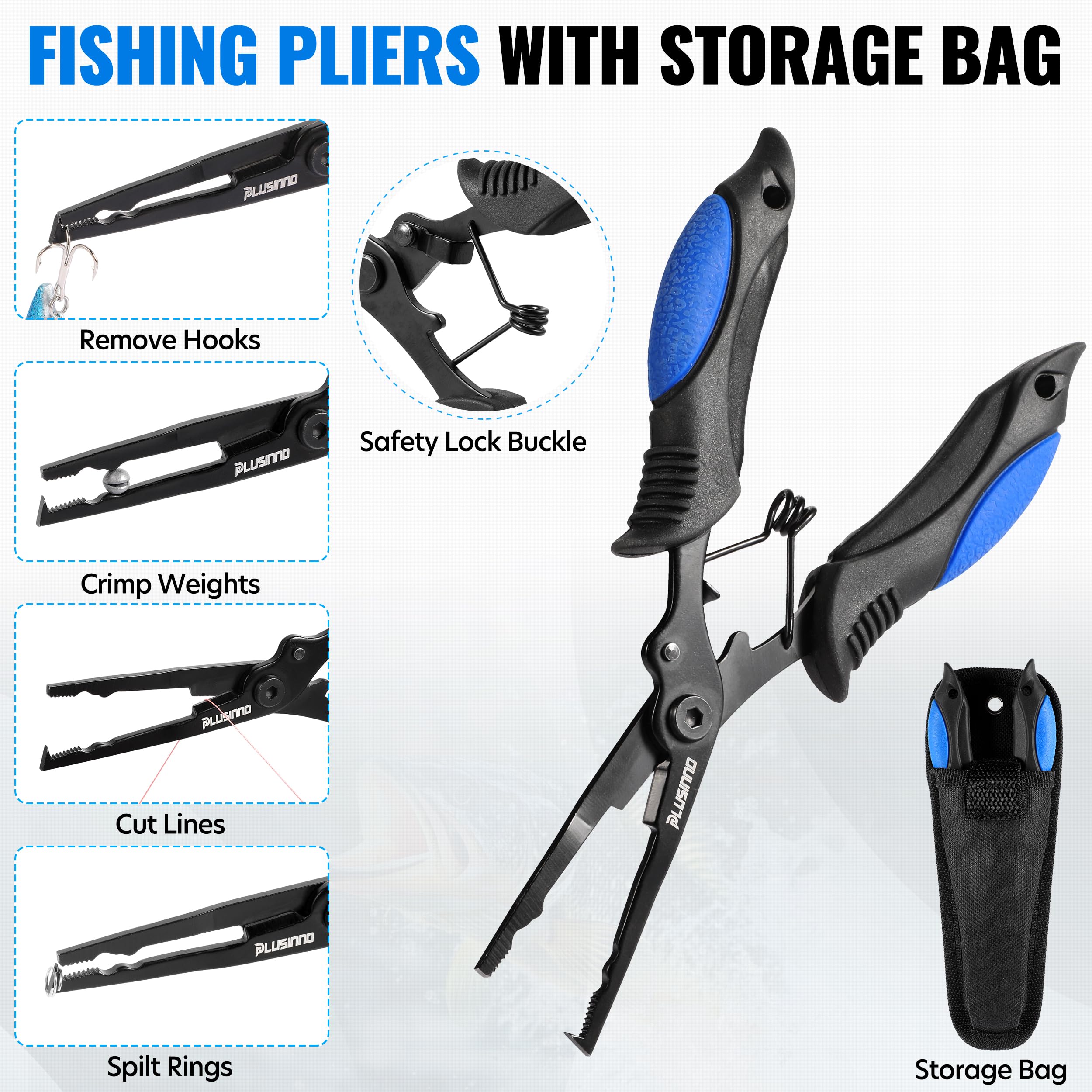 Telescoping landing net fully extended to 6.56 ft