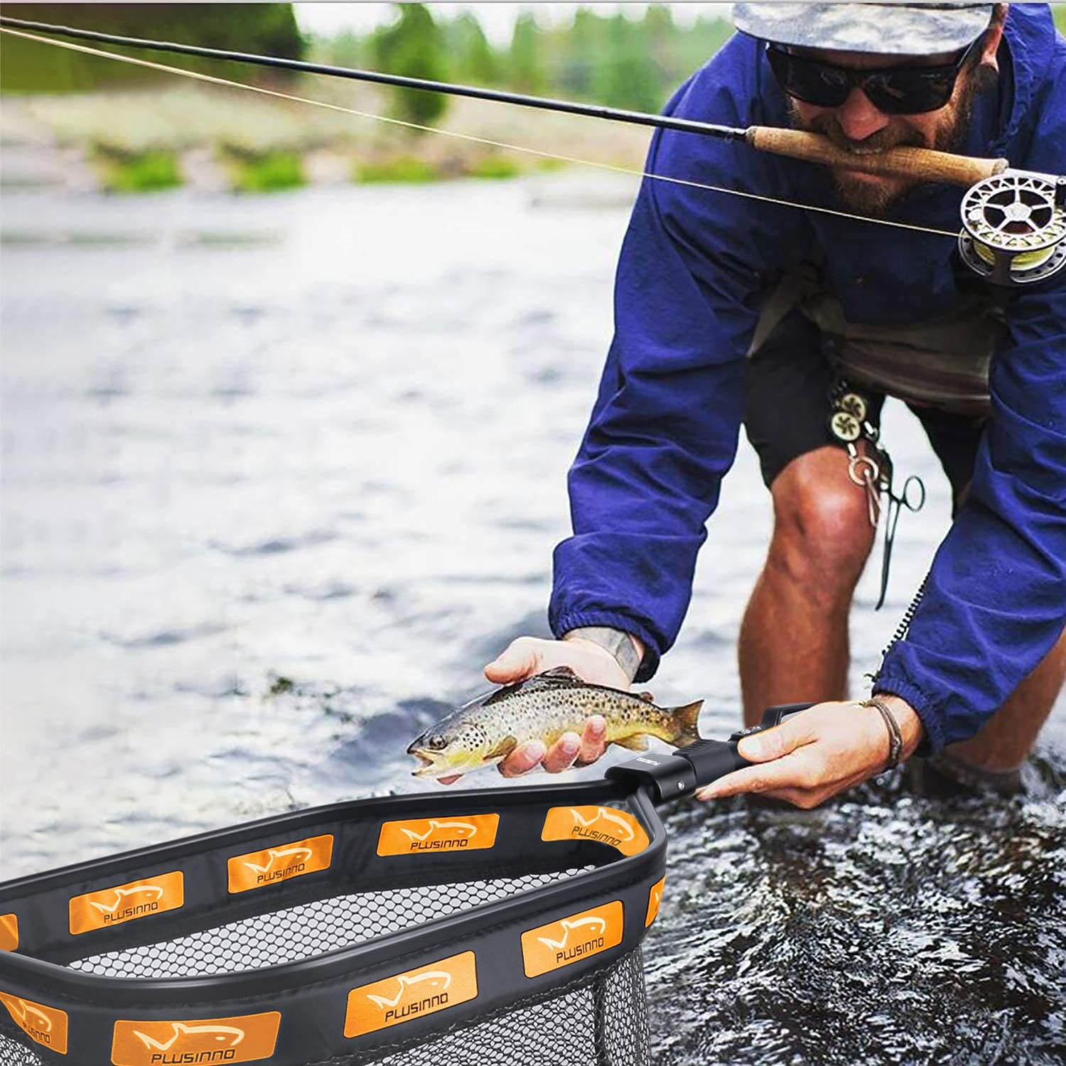 PLUSINNO freshwater and saltwater compatibility makes it a versatile fishing tool.