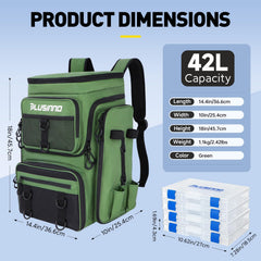 Plusinno four tackle boxes keep gear organized and accessible