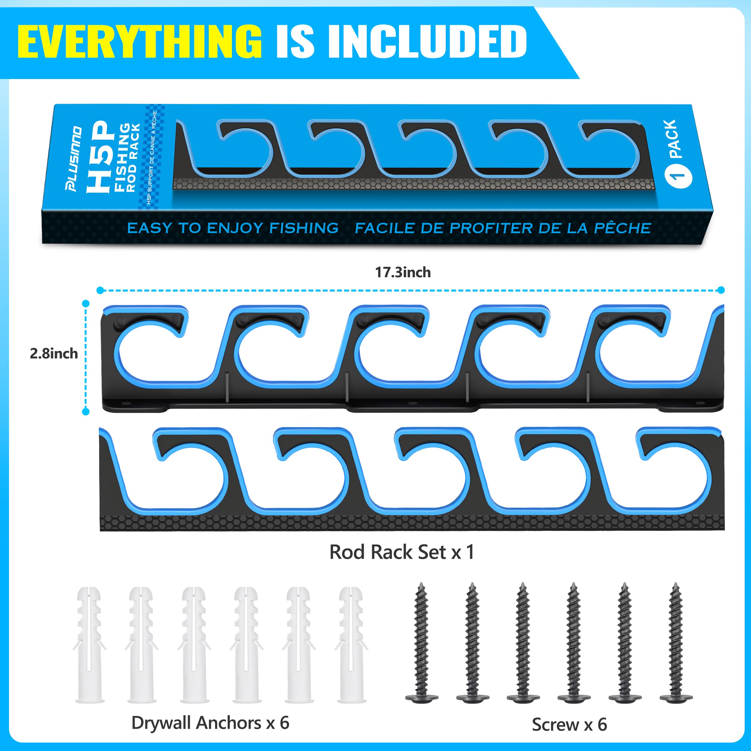 Durable waterproof ABS plastic construction of PLUSINNO H5P holder