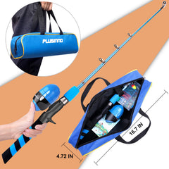 PLUSINNO tackle box with lures and tackle neatly organized for quick access