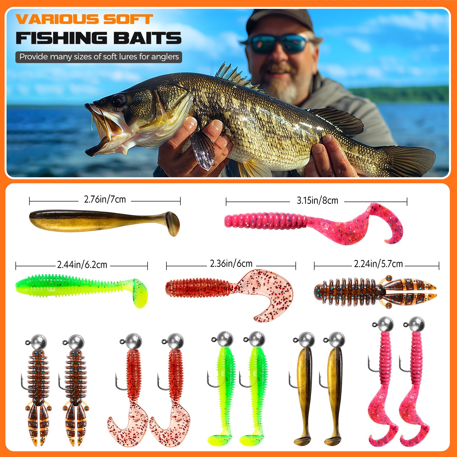 Paddle tail swimbaits lure by PLUSINNO