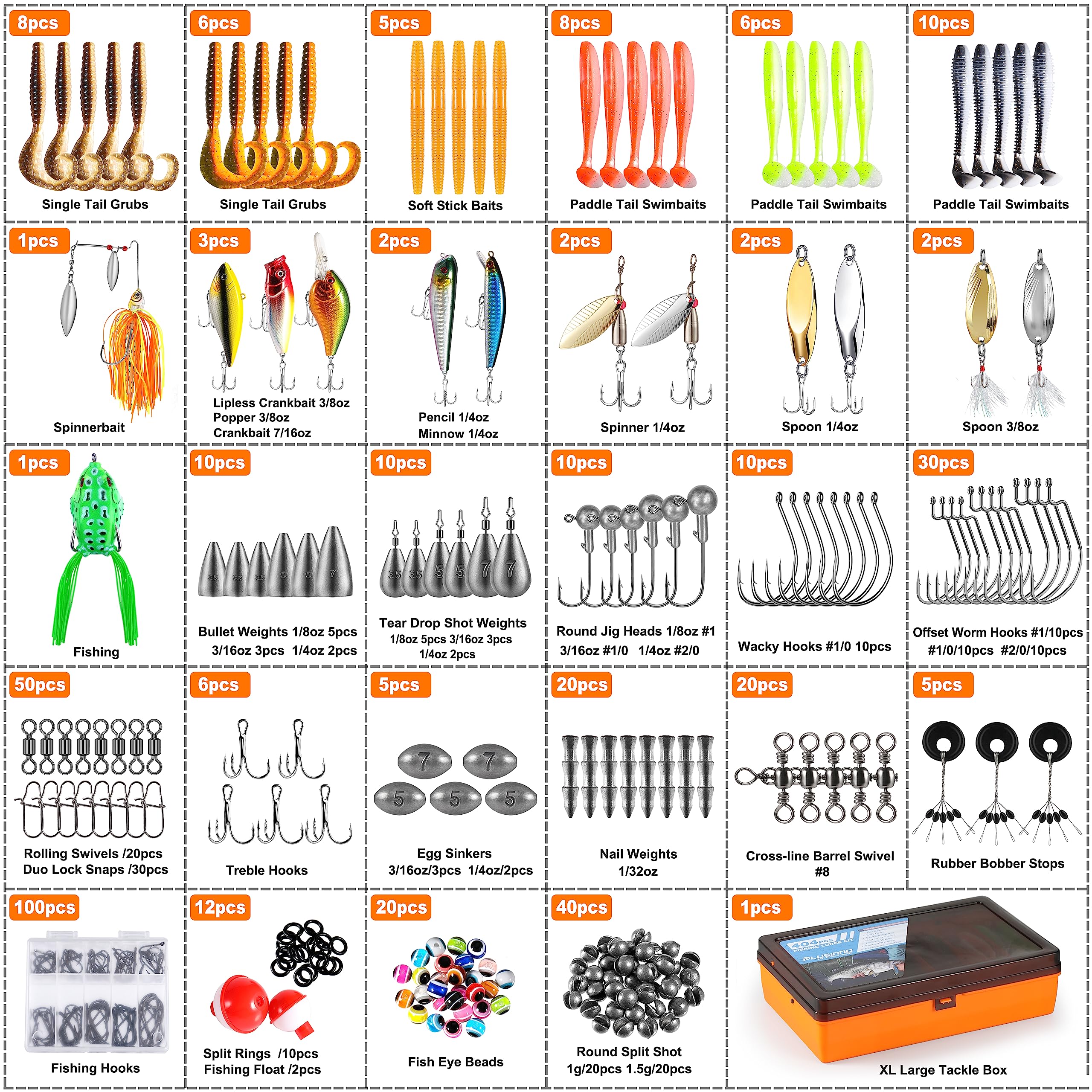 Included Popper lure from PLUSINNO kit