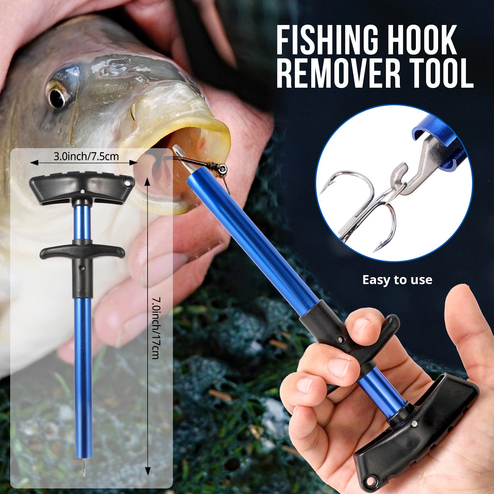 PLUSINNO rod holder side view shows hands-free fishing and balance during trek.