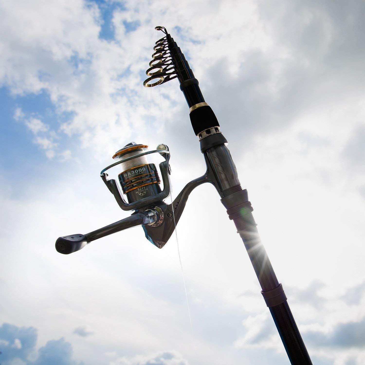 PLUSINNO saltwater freshwater rod suits sea and boat fishing with versatility.