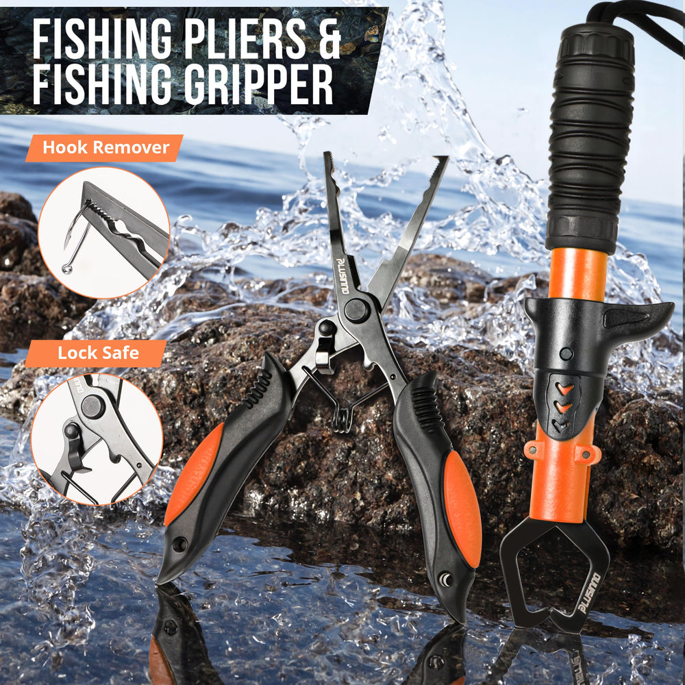 PLUSINNO side-neoprene-rod-pocket keeps rods secure while hiking to spots