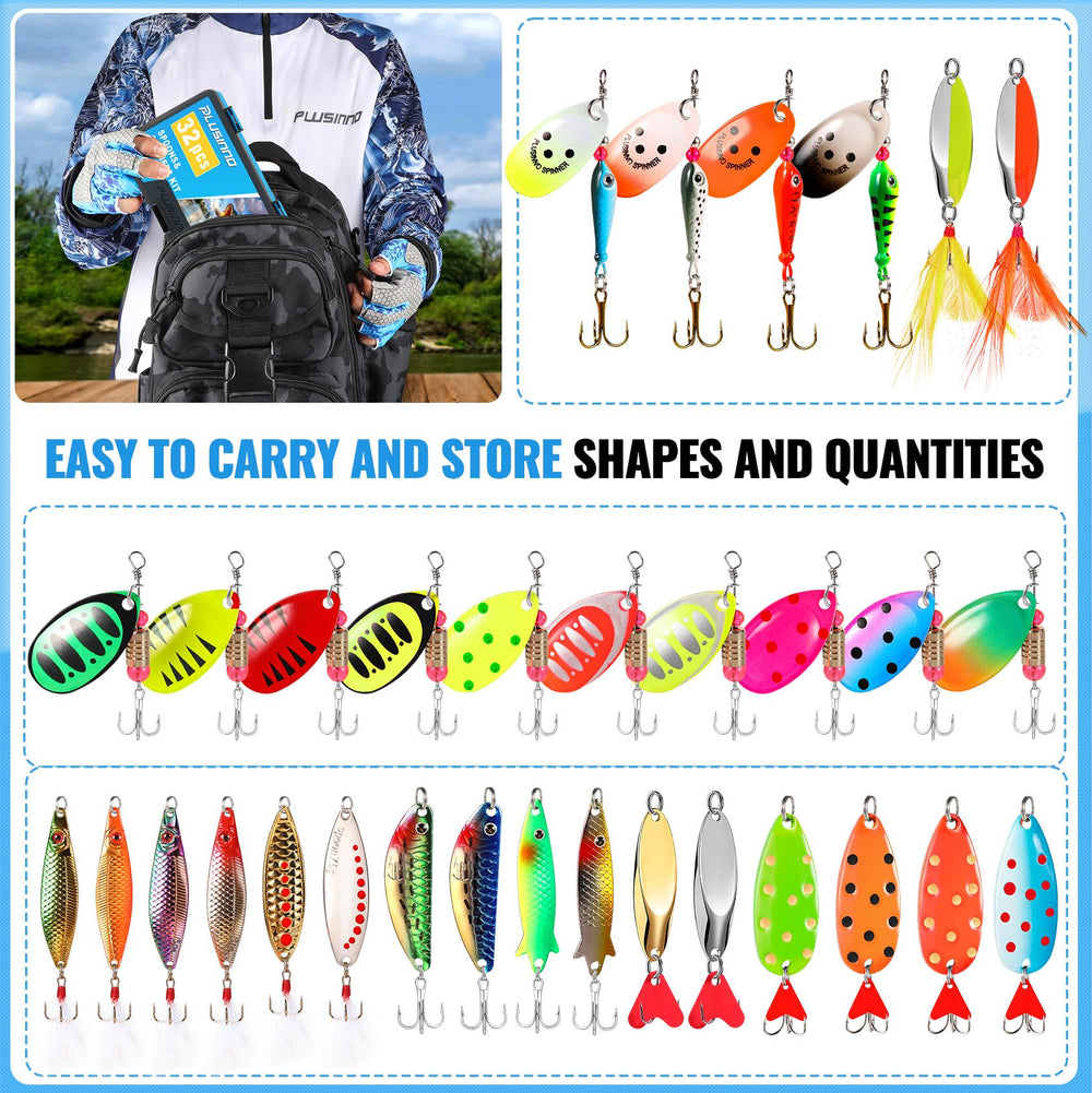 Versatile fishing lures for freshwater and saltwater